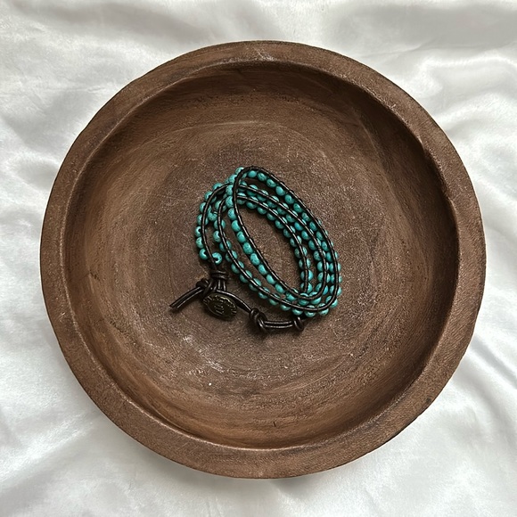 Zeta Tau Alpha Turquoise Wrap Bracelet - Picture 1 of 2